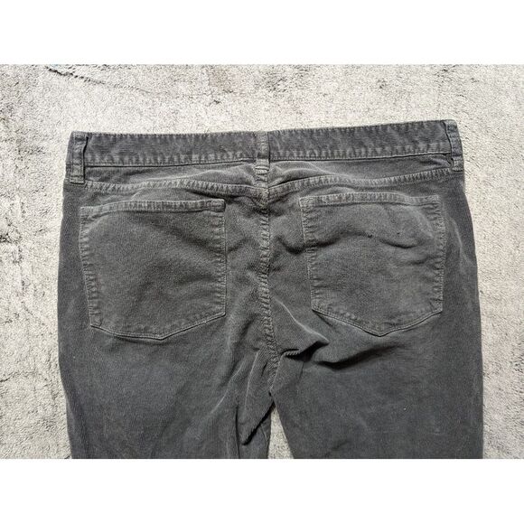 J. Crew Tapered Leg Corduroy Pants Women's Size 31 Gray - Picture 9 of 11
